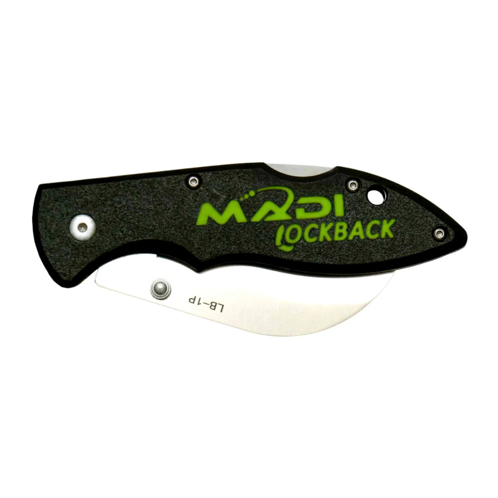 MADI Lineman Tools Lockback Pointed Lineman Knife from GME Supply